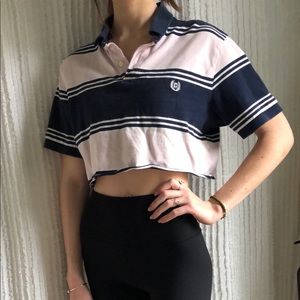 Custom cropped chaps shirt